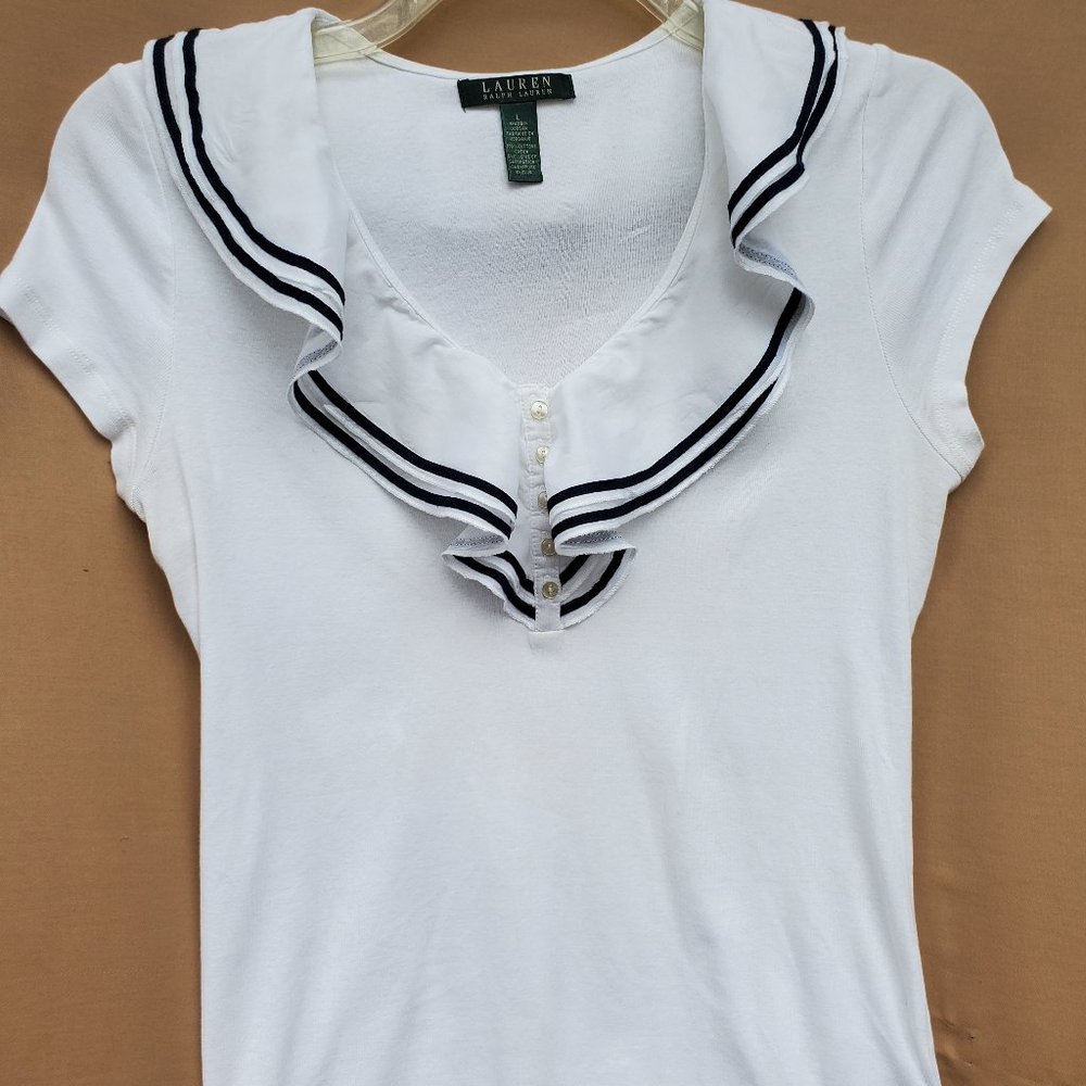 Ralph Lauren Ruffled Blouse